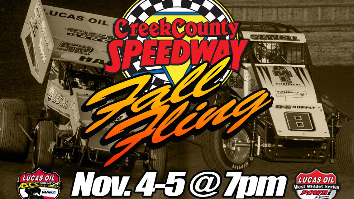 Practice Night Added To ASCS Fall Fling At Creek County Speedway