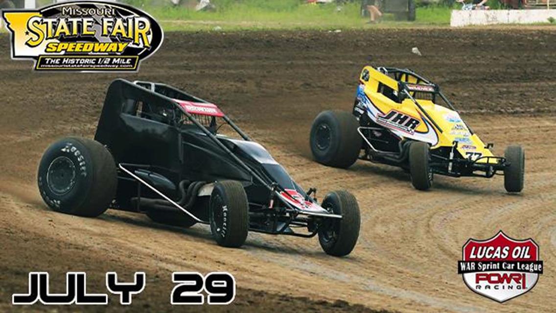 STARWARS Continues Thursday at Missouri State Fair Speedway for POWRi WAR