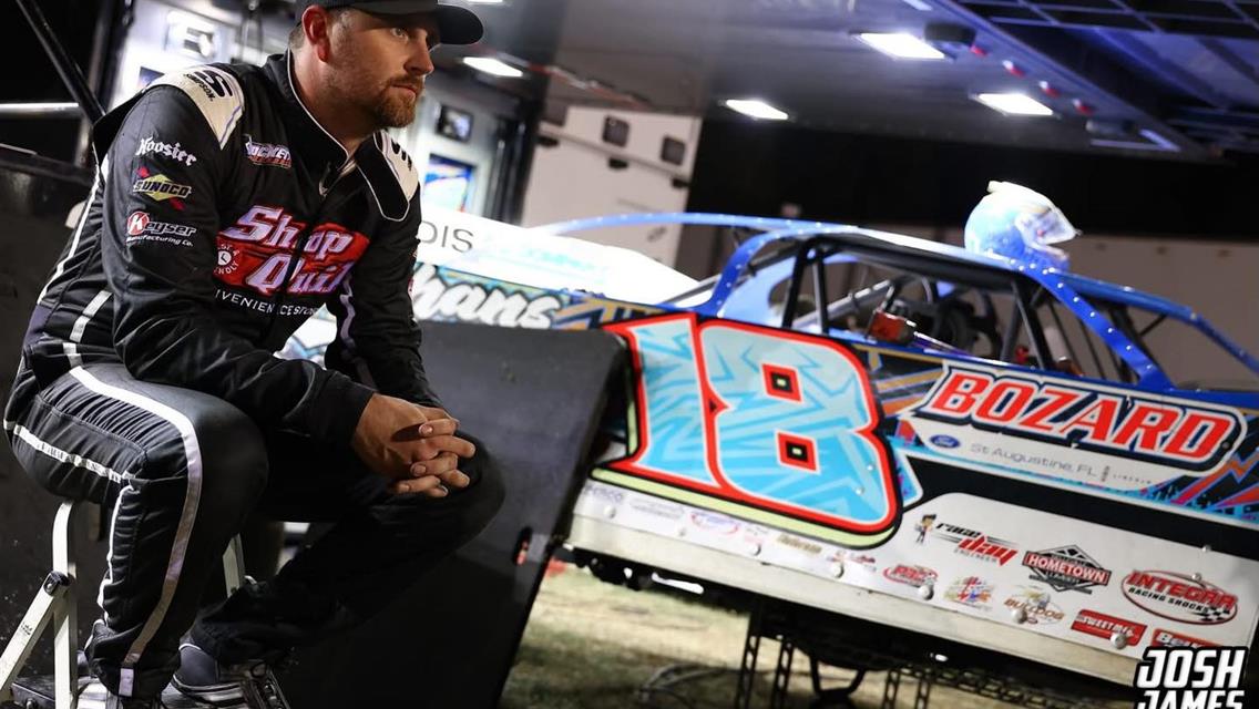 Volusia Speedway Park (Barberville, FL) – DIRTcar Nationals – February 10th-15th, 2025. (Josh James Artwork)