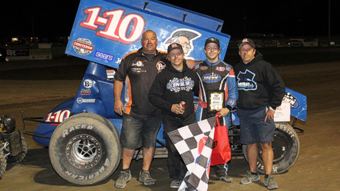 BROWN BAGS FIRST SOS WIN AT BRIGHTON SPEEDWAY ON NIGHT ONE OF LABOUR DAY CLASSIC