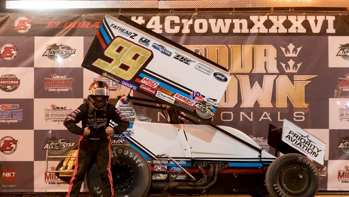 The “Macho Man” goes wire-to-wire at Eldora Speedway for Arctic Cat All Star 4-Crown Nationals victory