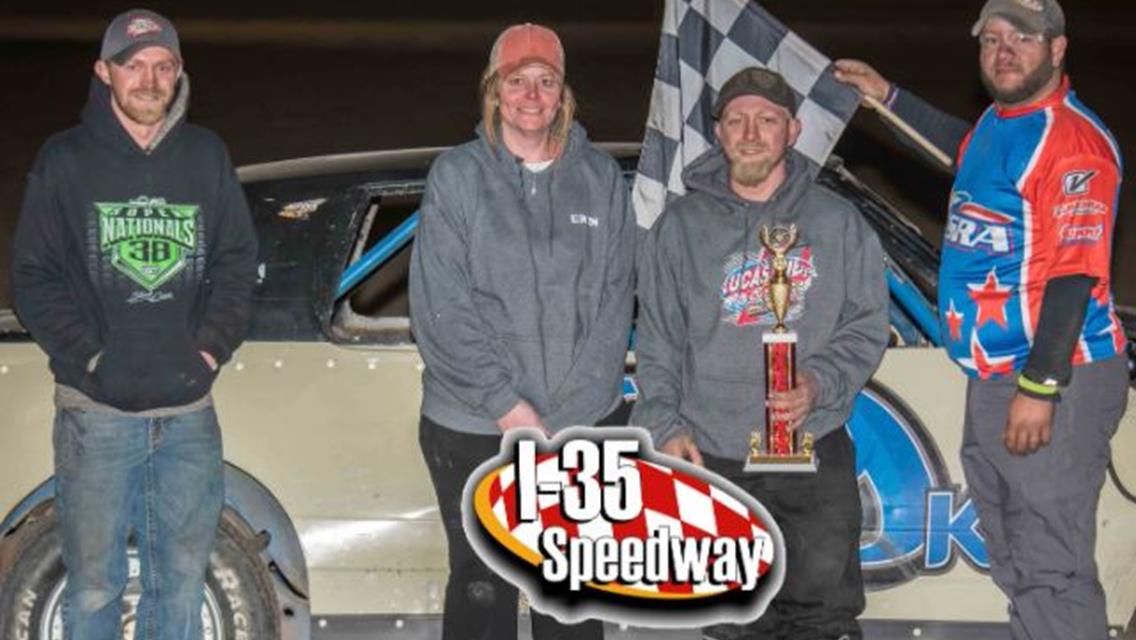 Taylor III, Kaufman, Schmidt, Willard, Cordray, Cadwallader, Bouzek and Bowers best competition at I-35 Speedway