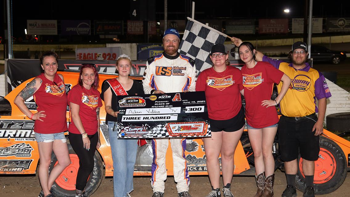 Richards, Harker, Drake, Drueke &amp; Vrbka are victorious at Eagle&#39;s Dukes of Hazzard Duel