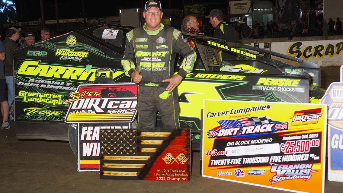Andy Bachetti repeats as Mr. DIRT Track USA at Lebanon Valley Speedway