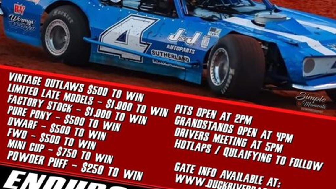 Vintage  Outlaws, Powder Puff, and $1,000 to win Enduro!