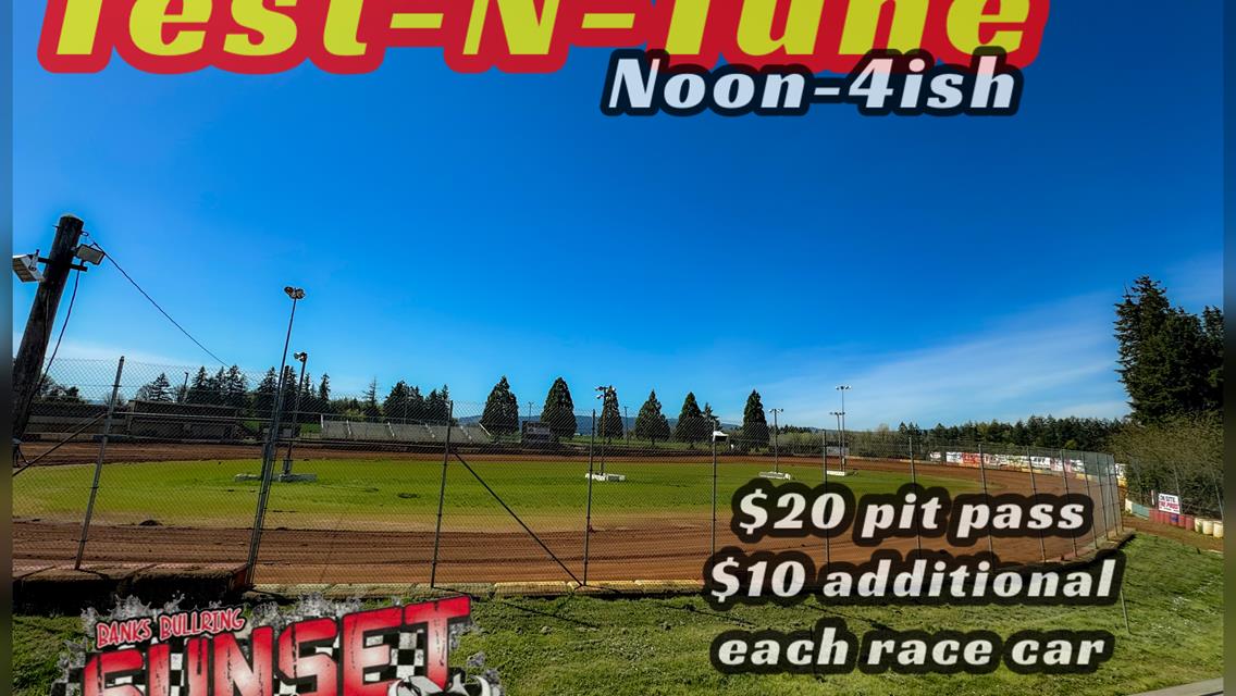 Test N Tune a go for April 19