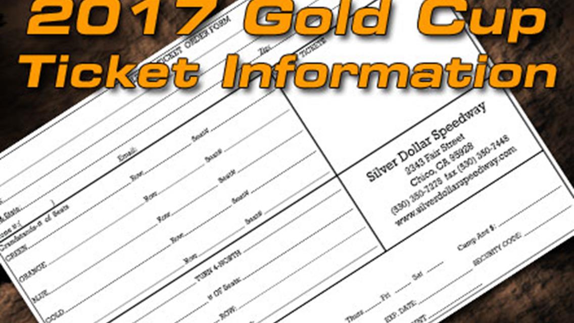 2017 Gold Cup Ticket Information