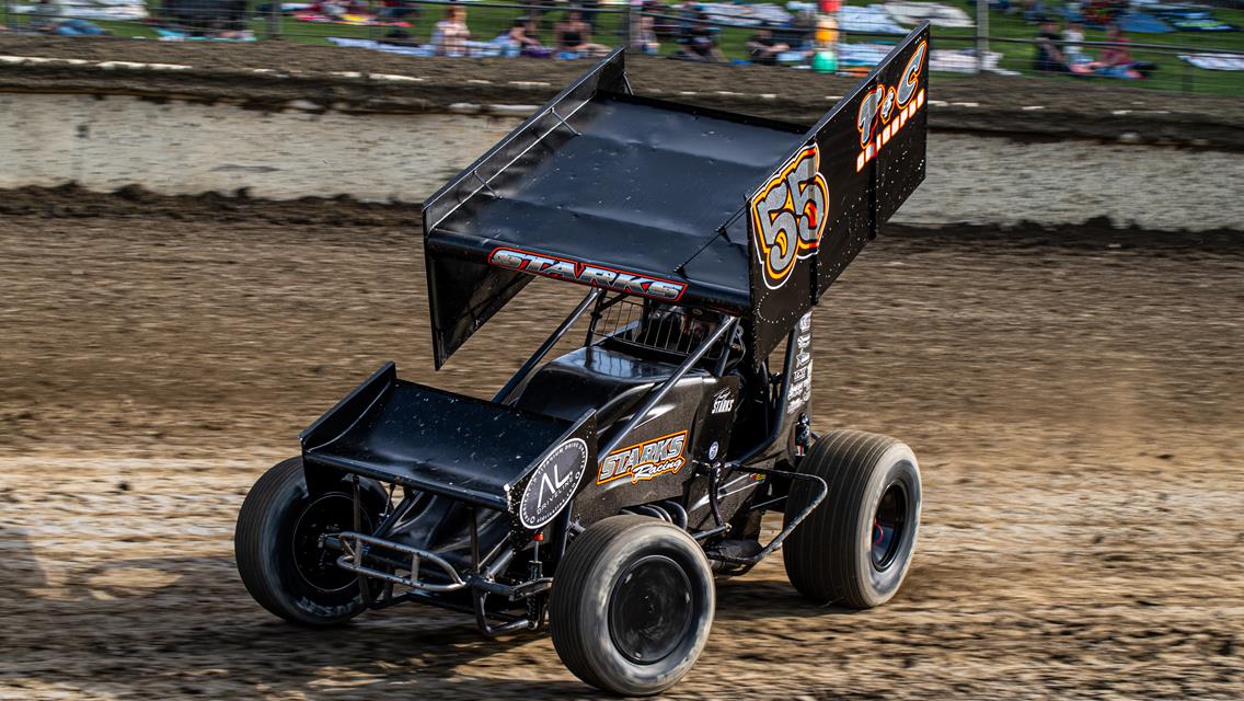 Starks Bounces Back From Blown Tire at Skagit Speedway