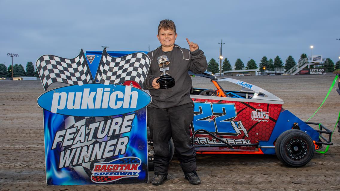HALLGREN LEADS THE MOST IMPORTANT LAP IN MANDAN