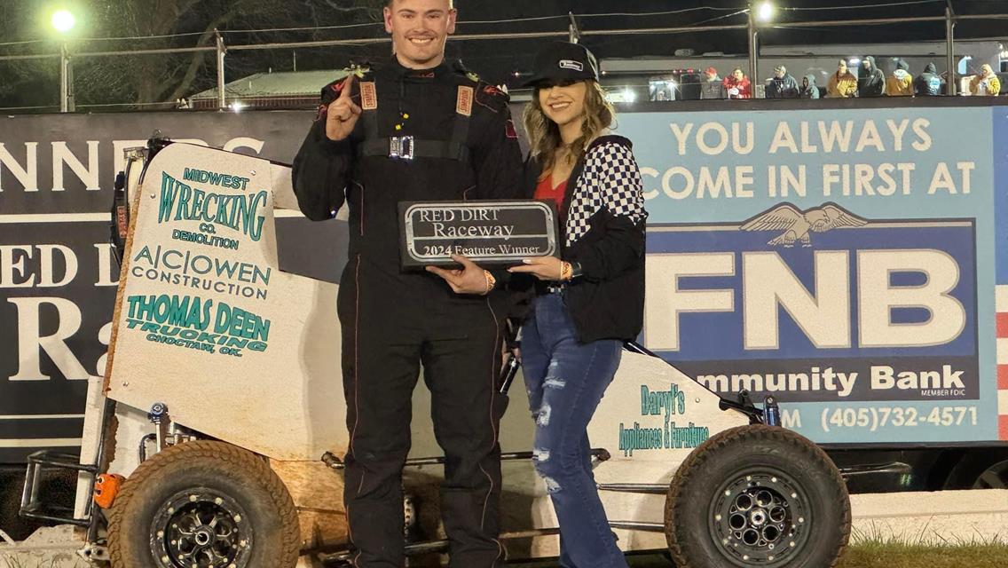 Luke Anderson Victorious with NOW600 Turf Tire Series at Red Dirt Raceway!