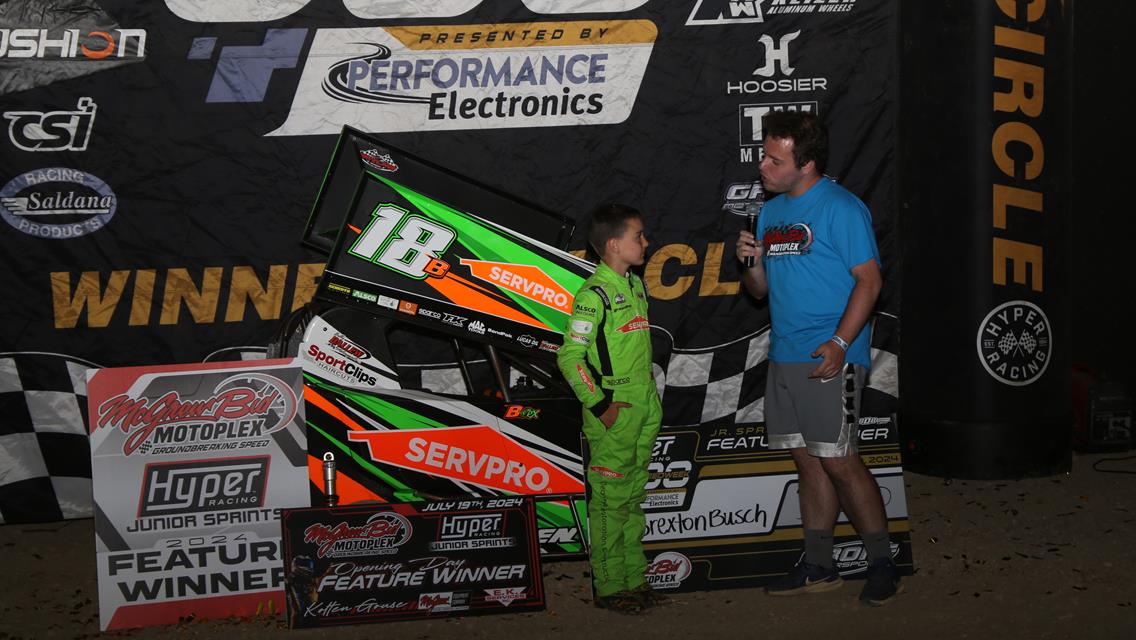 Brexton Busch-Hyper Junior Sprint Winner