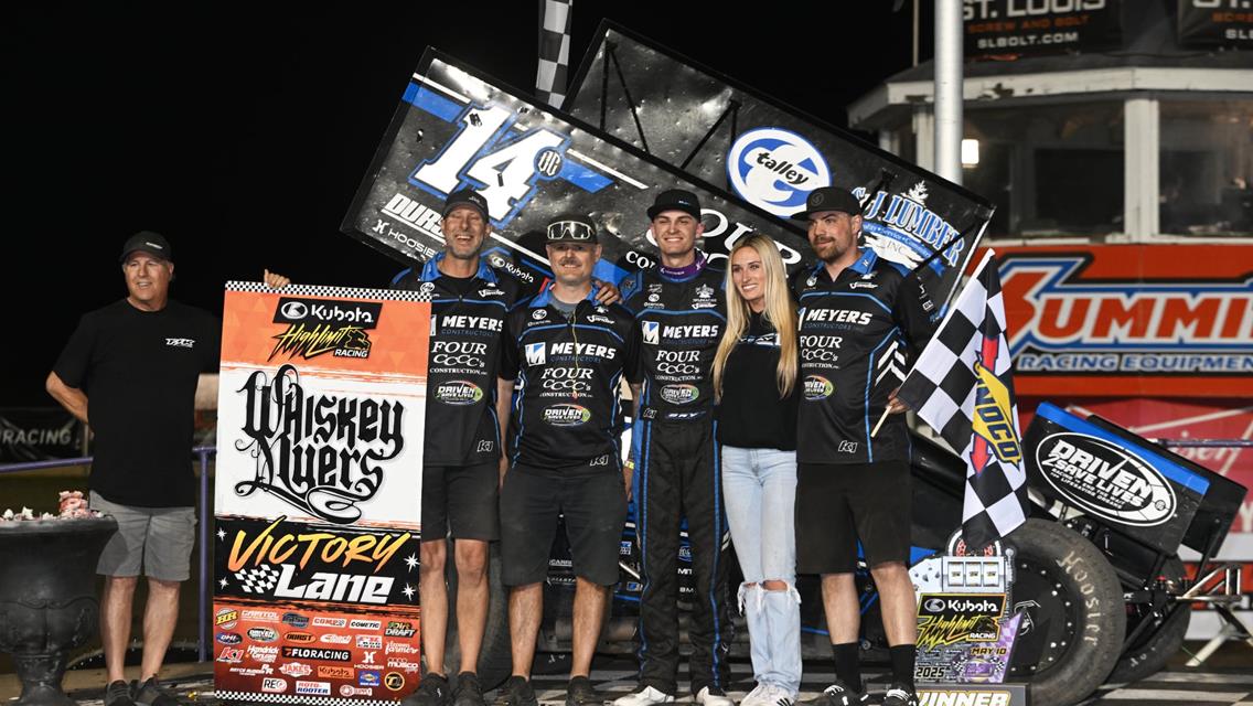 ON THE FENCE: Corey Day Rides the Wall at Tri-City Speedway to Second High Limit Win of Year