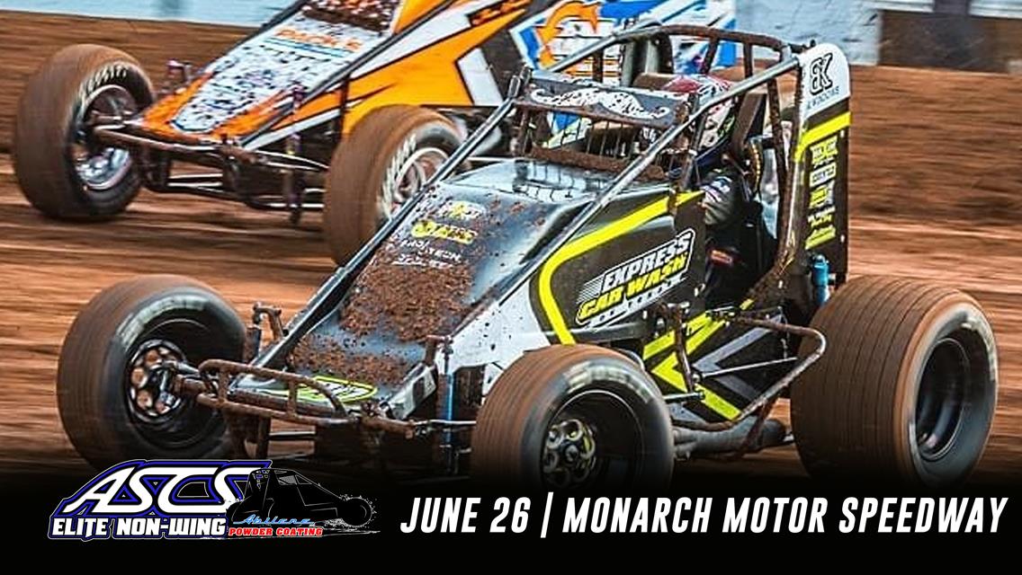 ASCS Elite Non-Wing Invading Monarch Motor Speedway This Friday