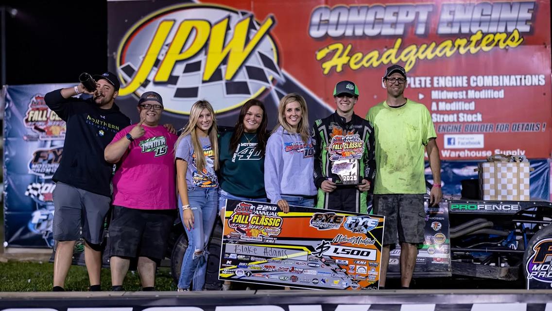 Zimpel, Adams, Anderson, Carlson, Larson and Jacoboski Win First Fall Classic Titles