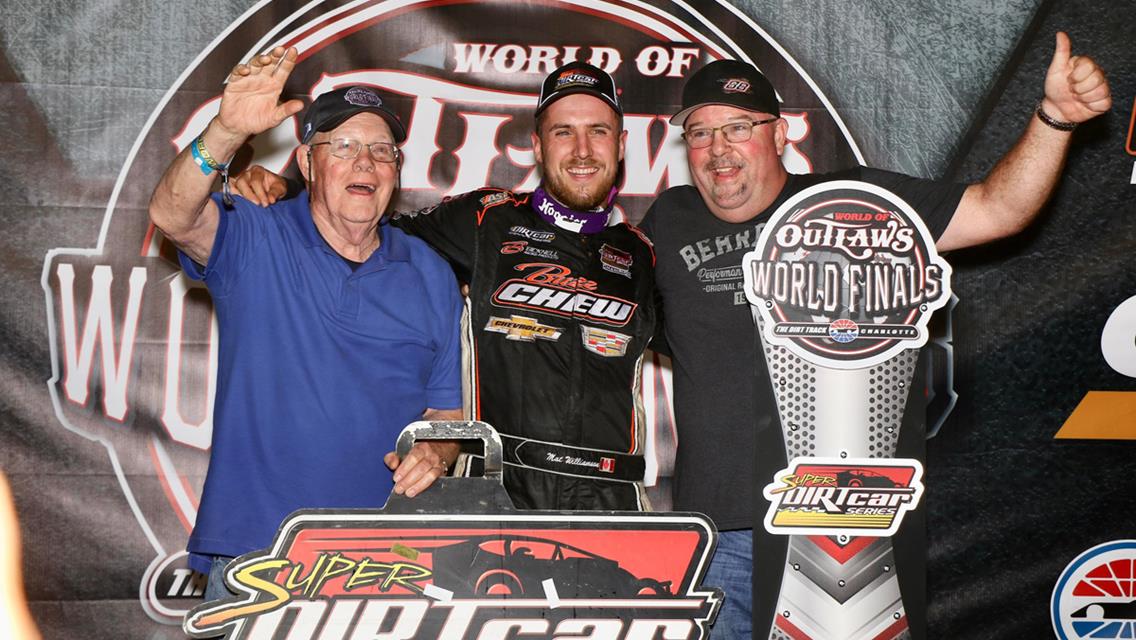 Mat Williamson takes World Finals Super DIRTcar finale; Sheppard celebrates 9th championship