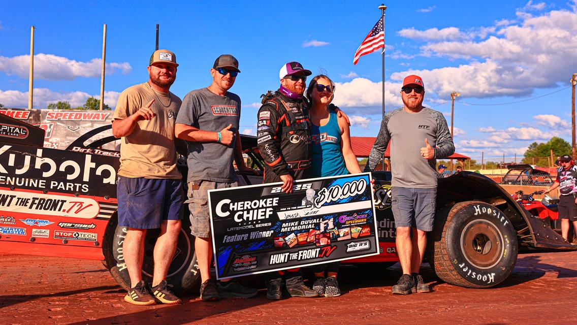 Cherokee Speedway (Gaffney, SC) – Cherokee Chief Super Late Model Series – Mike Duvall Memorial – May 4th, 2025. (ZSK Photography)