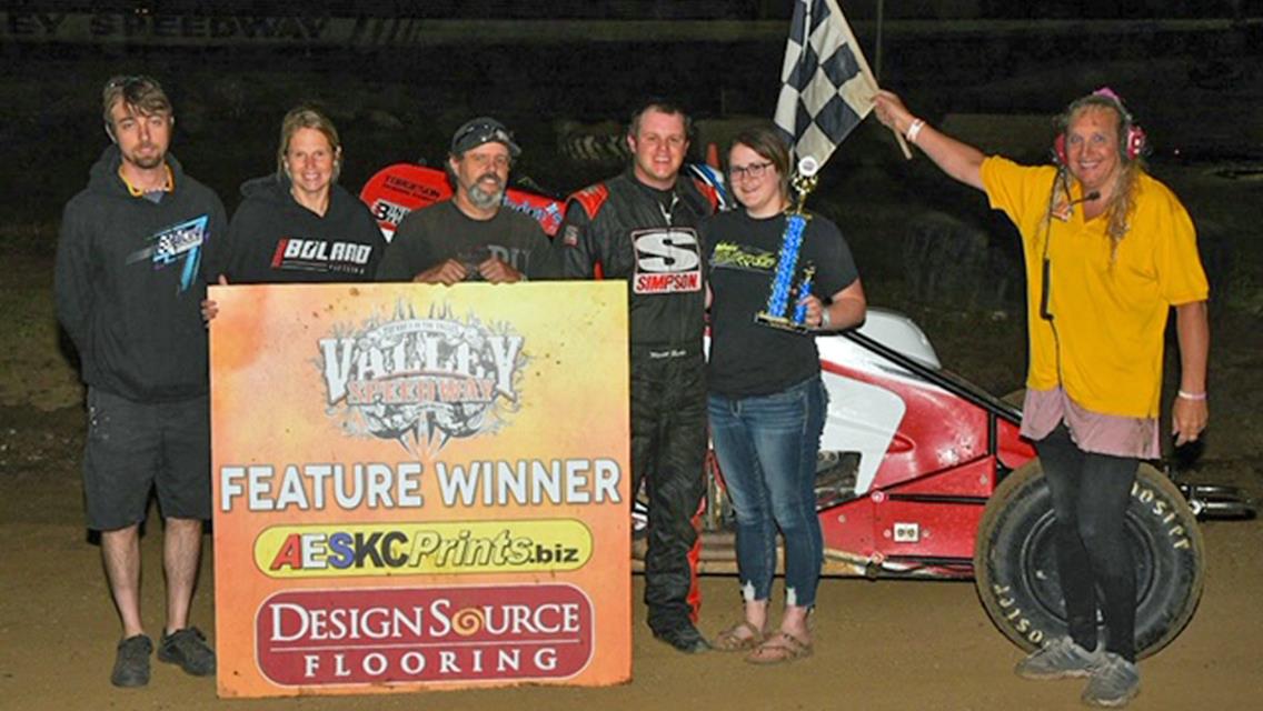 Burks shows the way at Valley Speedway