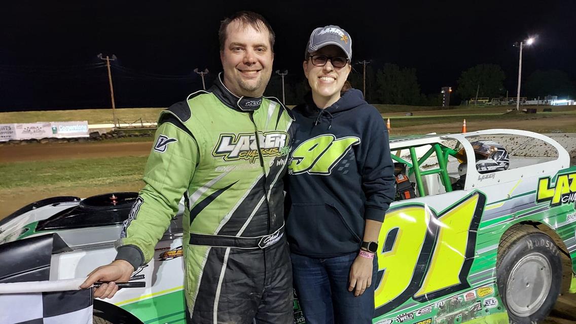 NEW YORK HOVIS RUSH LATE MODEL STANDOUT CHAD HOMAN FINALLY GARNERS CAREER 1ST FLYNN’S TIRE TOUR WIN AS A GENESEE RECORD 36 CARS FROM 5 STATES PLUS CAN