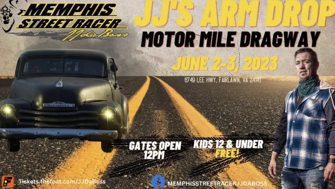 JJ&#39;s Arm Drop Comes To Motor Mile Dragway