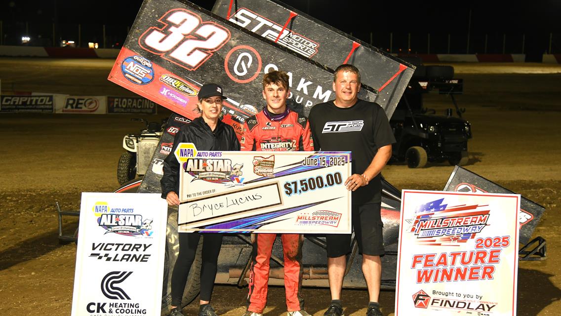 Bryce Lucius Wins First Feature of Ohio Sprint Speedweek