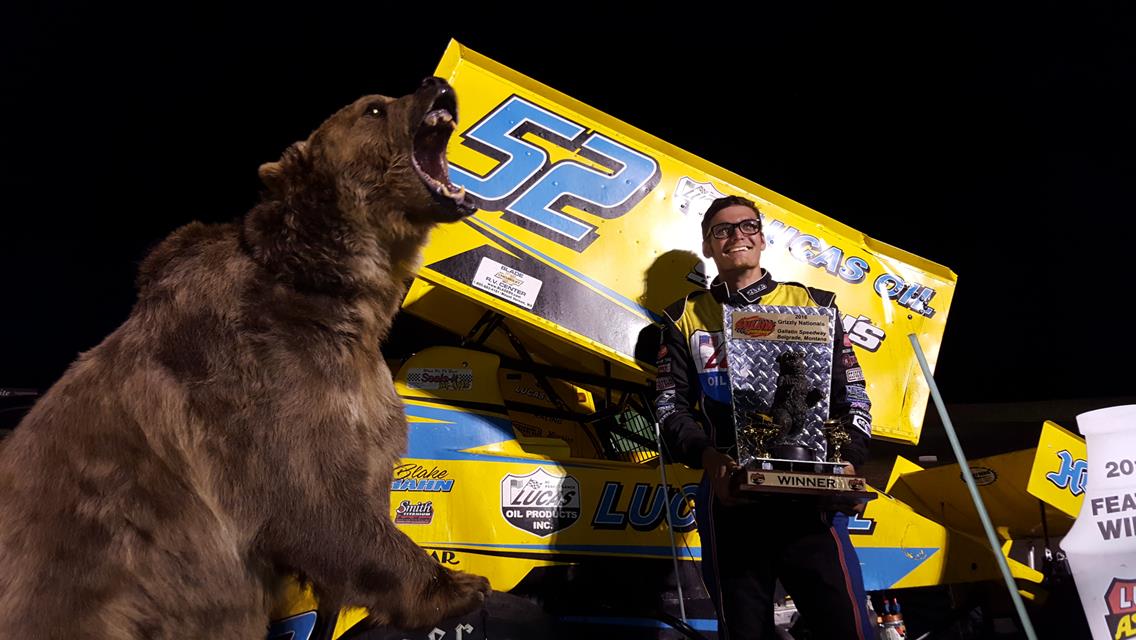 Blake Hahn Sweeps The Lucas Oil ASCS Grizzly Nationals at Gallatin Speedway