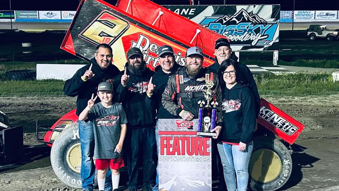 Miller Sweeps ASCS Frontier Region At Big Sky Speedway