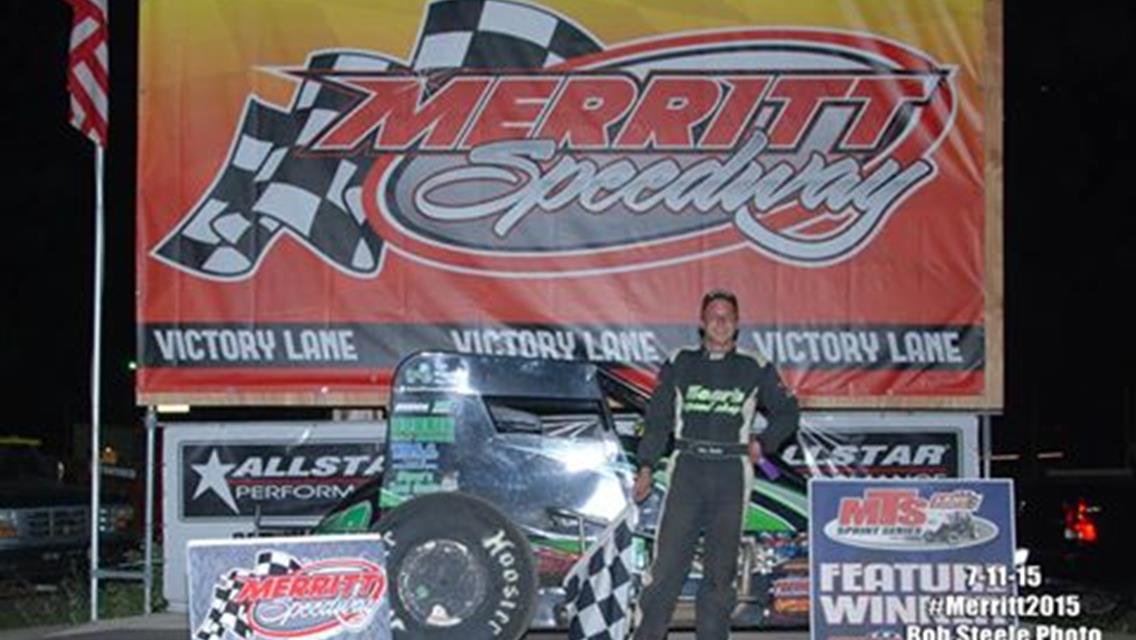 Burkin wins 2nd MTS feature at Merritt Speedway