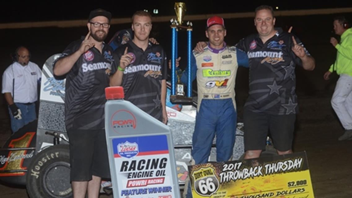 Pickens Wins Night One of Illinois SPEED Week at the Dirt Oval at Route 66