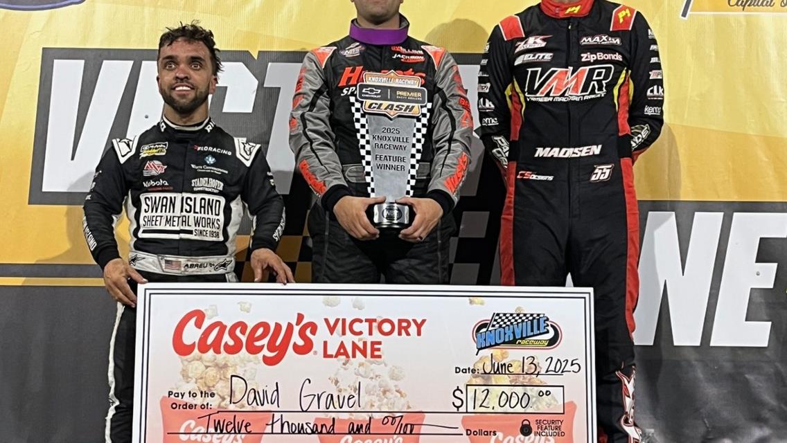 David Gravel Charges from Eighth to Win World of Outlaws Battle at Knoxville!