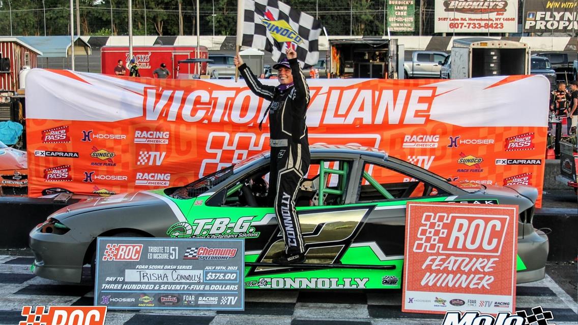ZACK CURREN SCORES EMOTIONAL RACE OF CHAMPIONS SPORTSMAN MODIFIED SERIES WIN AT CHEMUNG SPEEDROME IN TRIBUTE TO ED MCGUIRE 51