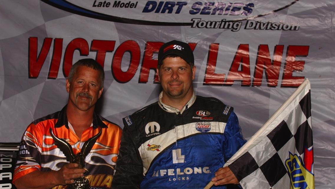 Pearson Locks Up Lucas Oil Late Model Dirt Series Victory at Virginia Motor Speedway in Hard Fought Contest