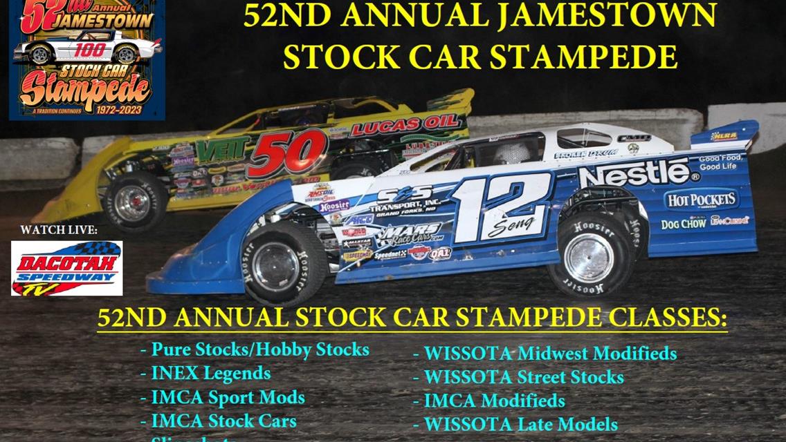 POSTPONED - 52nd Annual Jamestown Stock Car Stampede