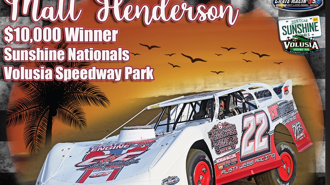 Henderson Grabs Sunshine Nationals Finale at Volusia