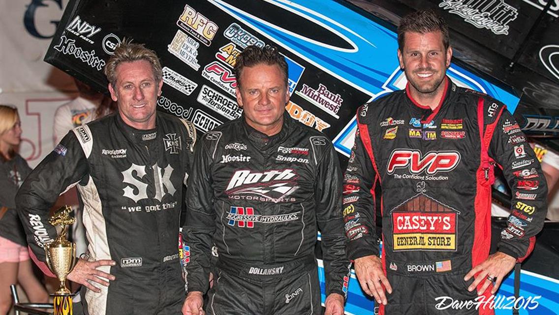 Craig Dollansky Wires Field in Des Moines for First FVP National Sprint League Win!