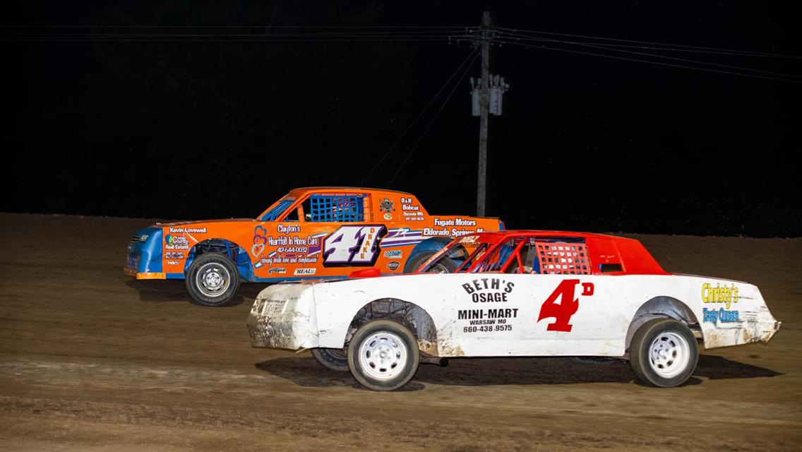 Kid’s Night Victories go to Campbell, Clancy, Russell, and Schultz at Central Missouri Speedway!