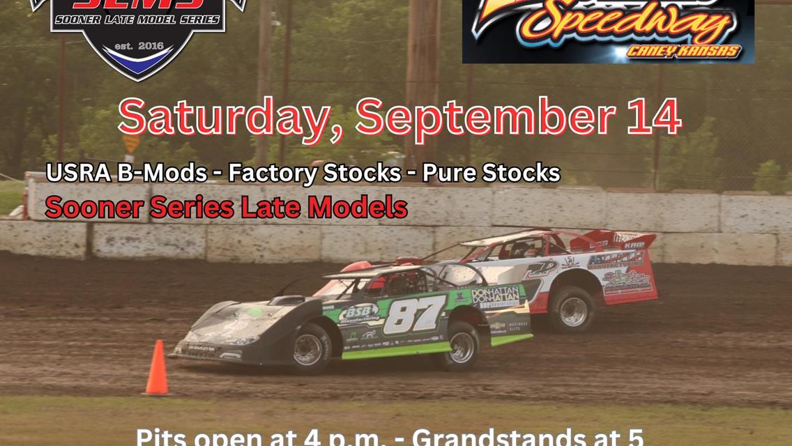 Sooner Late Models back at Caney Valley Speedway Saturday