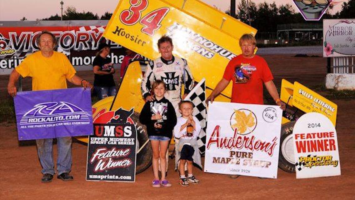 Tatnell Benefits From Late Race Caution, Defeats Richert At Proctor