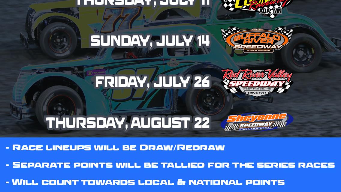 NEXT RACE: Thursday, July 11 - Sanders SportMod Challenge | INEX Legend Minn-Kota Challenge | Red River Sprint Series