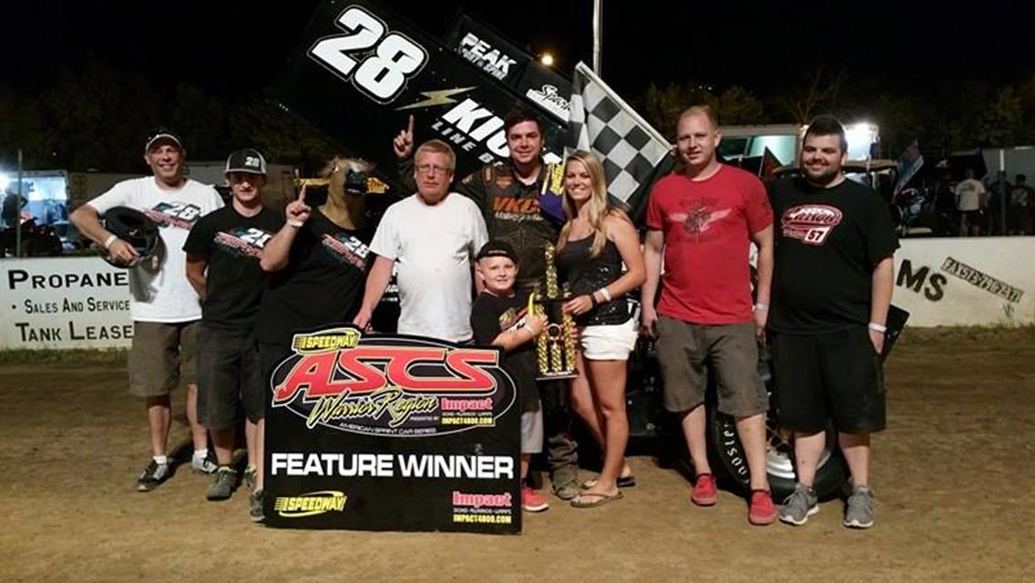 Jonathan Cornell Continues Winning Ways At Double X Speedway With The ASCS Warrior Region