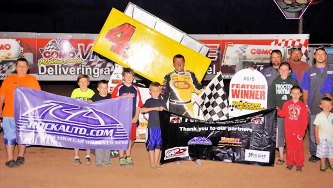 Grosz With Late Race Pass of Graf for Proctor Speedway Win