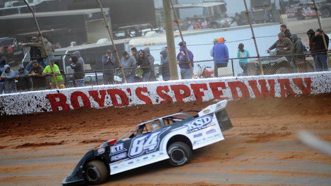 BOYD&#39;S SPEEDWAY ADJUST POINTS CHASE SCHEDULE FOR MOTHER NATURE