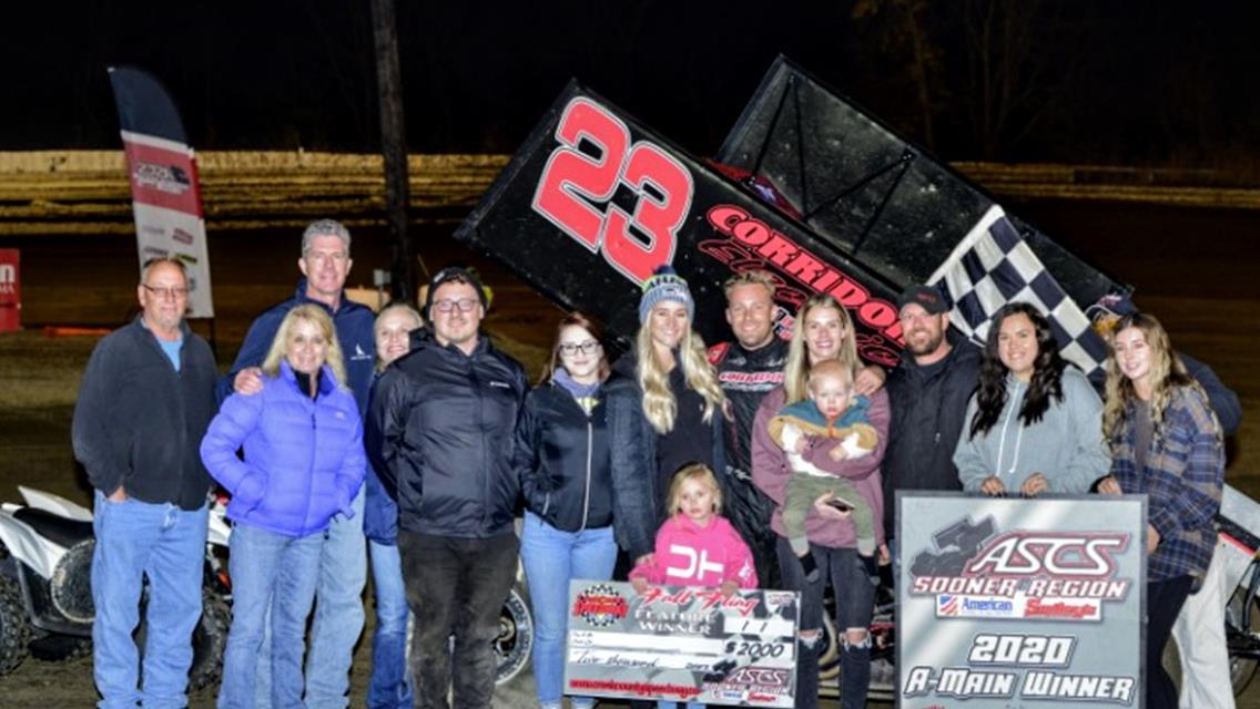 Bergman Holds On For ASCS Sooner Triumph At Creek County Speedway