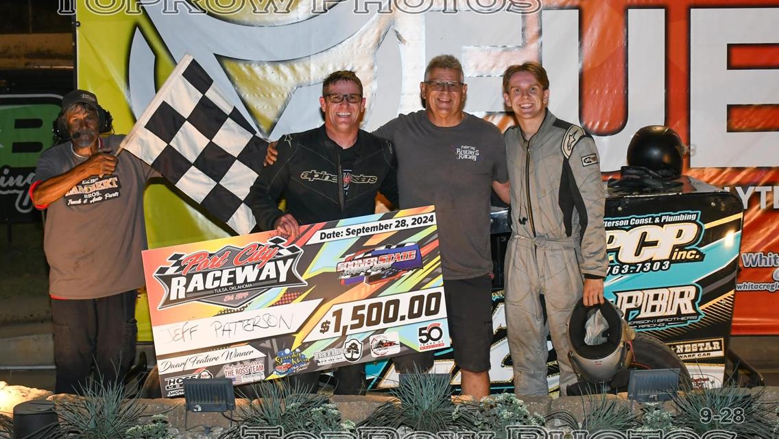 Jeff Patterson Scores NOW600 Sooner State Dwarf Car Series Win at Port City Raceway!