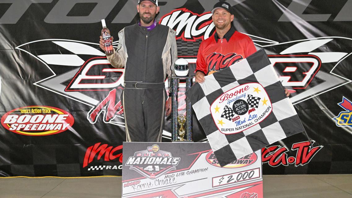 An IMCA Super Nationals first for Tennessee as Choate claims STARS Mod Lite crown