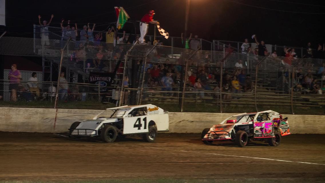 Kid’s Night Victories go to Campbell, Clancy, Russell, and Schultz at Central Missouri Speedway!