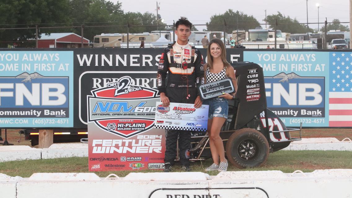 Gavin Miller Masters NOW600 National Non-Wing Tuesday Night Thunder Field at Red Dirt Raceway!