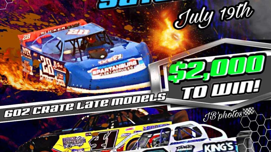 602s are coming for Laurens Speedway