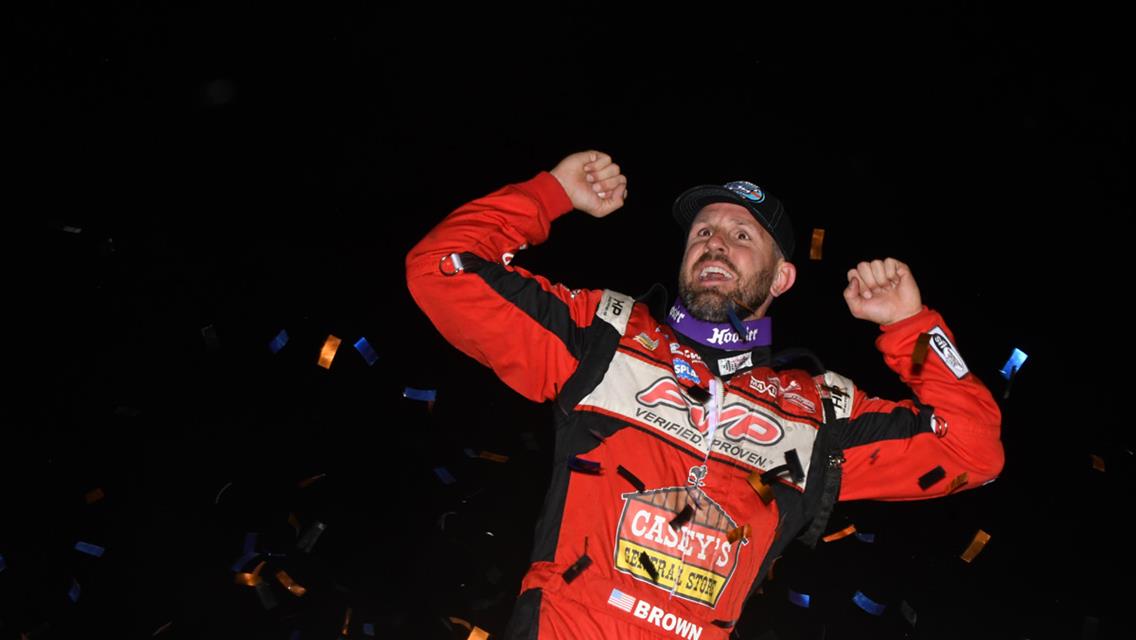 Brown dominates Outlaws at Knoxville