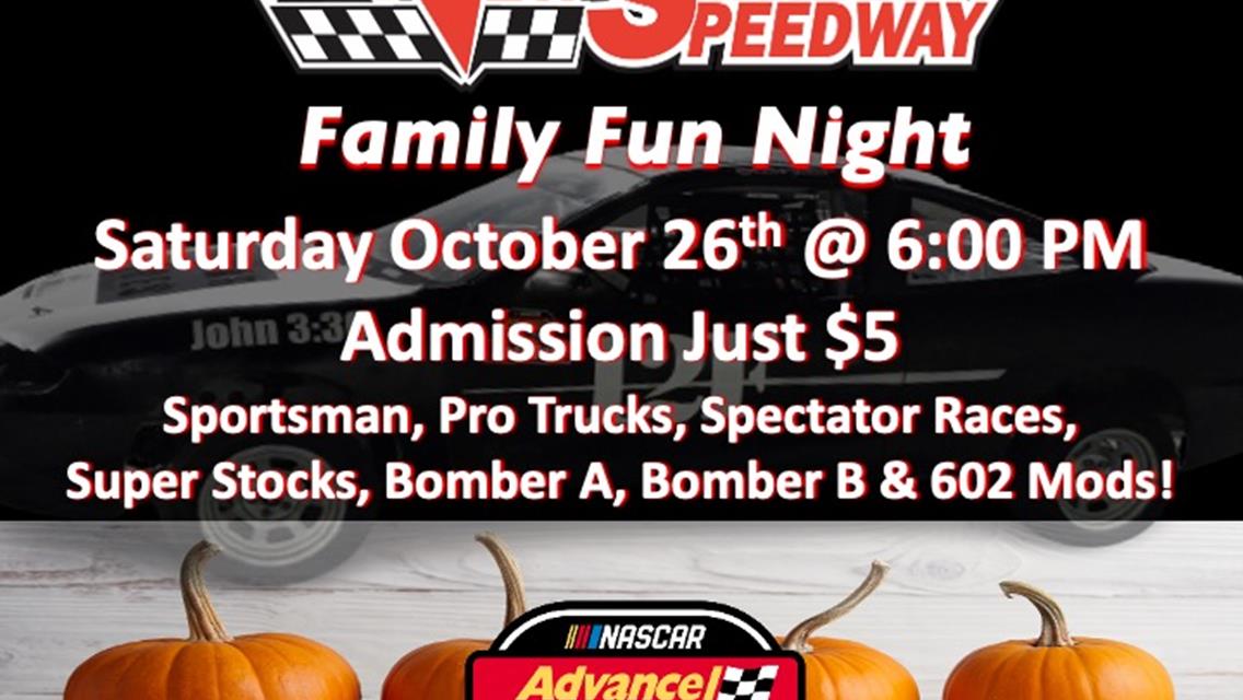 FAMILY FUN NIGHT! 10/26/2024