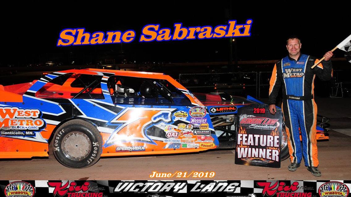 SABRASKI MACK ESTEY WIN MOD FEATURES AT GONDIK LAW SPEEDWAY